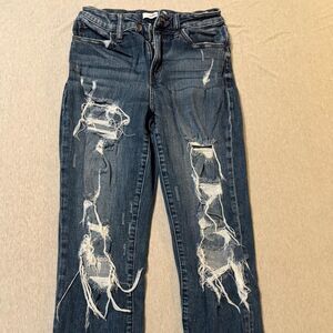 Willow-root Women's Blue and Navy Jeans
